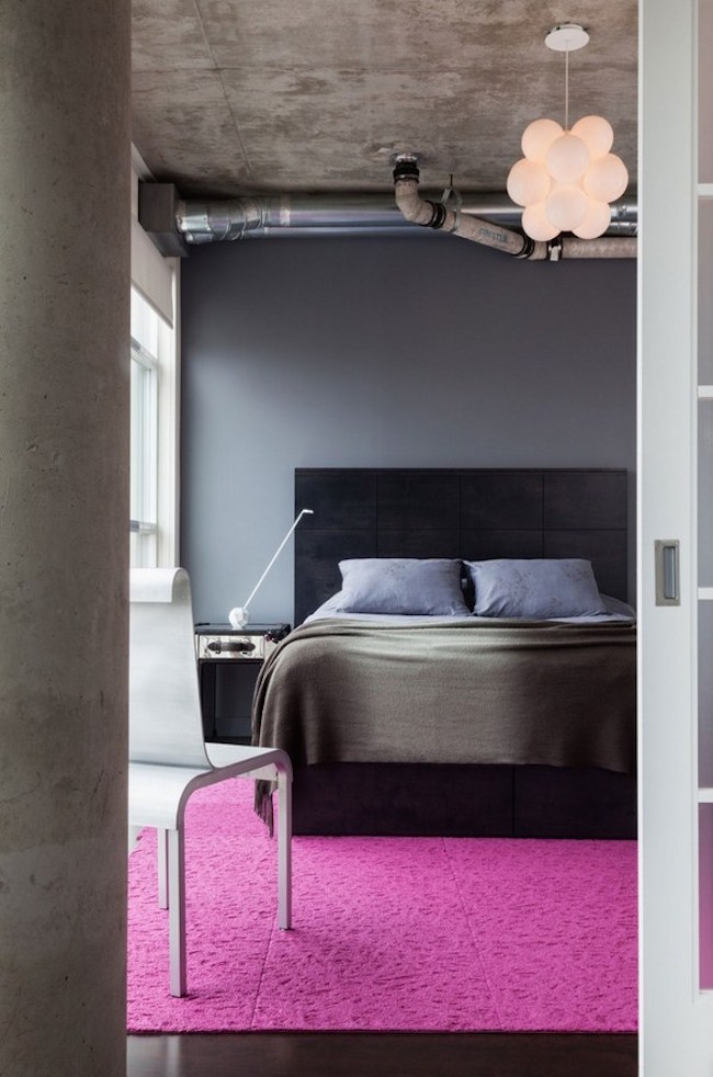idées de design de chambre à coucher moderne style industriel chic